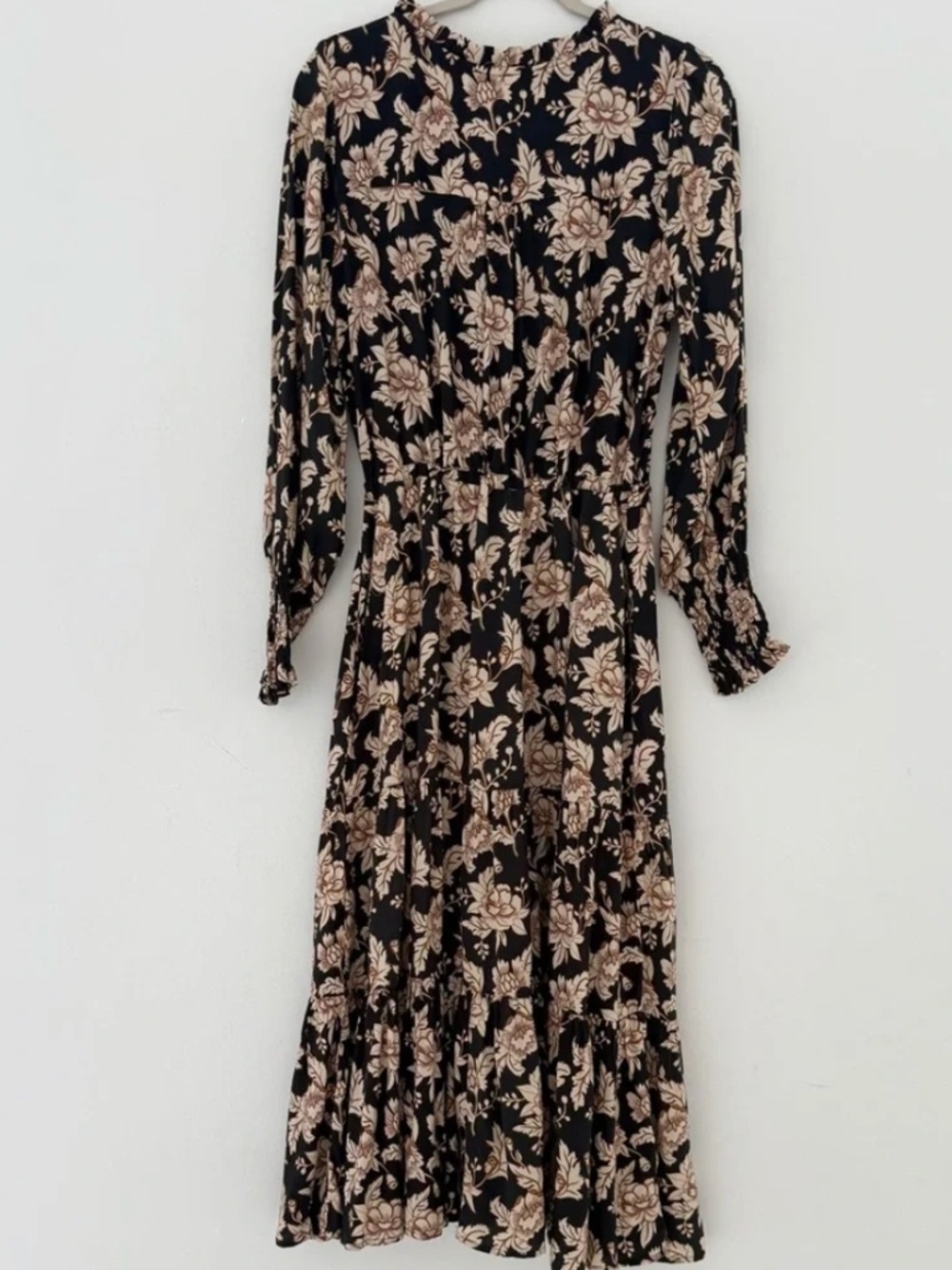 NWOT Saint + Sofia Olivia Zip Up Midi Dress